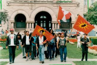Protest Demonstrations - Canada - Ontario - Toronto - 1995