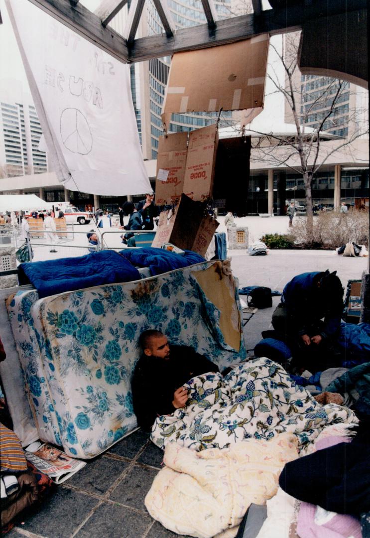 Nathan Phillips square homeless youth