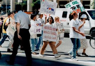 Protest Demonstrations - Canada - Ontario - Toronto - 1997