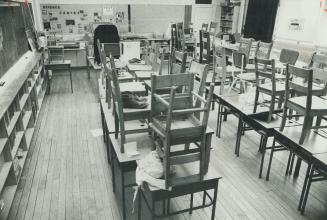 A Classroom in Hillcrest Junior Public School on Bathurst St