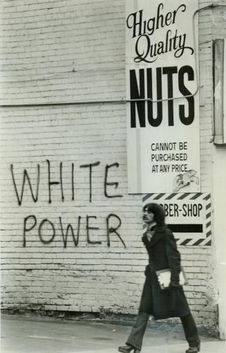 Racist Scrawls make Toronto blacks wonder whether they can expect fair treatment