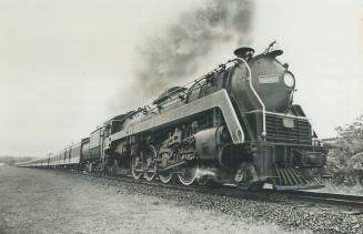 Pride of a bygone era: Canadian National Railways' Ol' 6060, above, took 500 fans on a day-long outing from Toronto to Niagara Falls in 1980 before being donated to an Alberta railway society