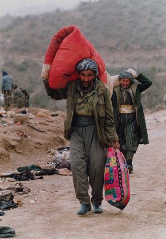 Kurds - Crossing Mountain from Iraq