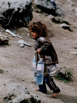 Kurdish Refugee child in Eskiveren Camp-Turkey