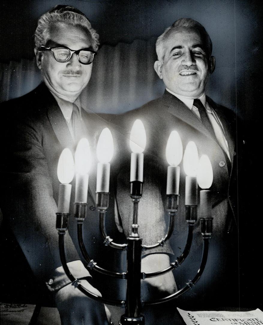 The Symbol of B'nai B'rith is this candelabrum, called a menorah