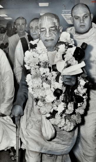 A.C. Bhaktivedanta Swami Prabhupada, Greeted by followers at Toronto airport