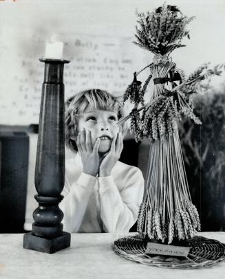 The Corn Dolly revived, Medieval reapers in England, where corn means any grain, made corn dollies of the last sheaf of grain, and sat the doll, in cl(...)