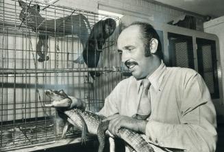 Ebenezer the Alligator has lived at the York Animal Control Centre on Eglinton Ave