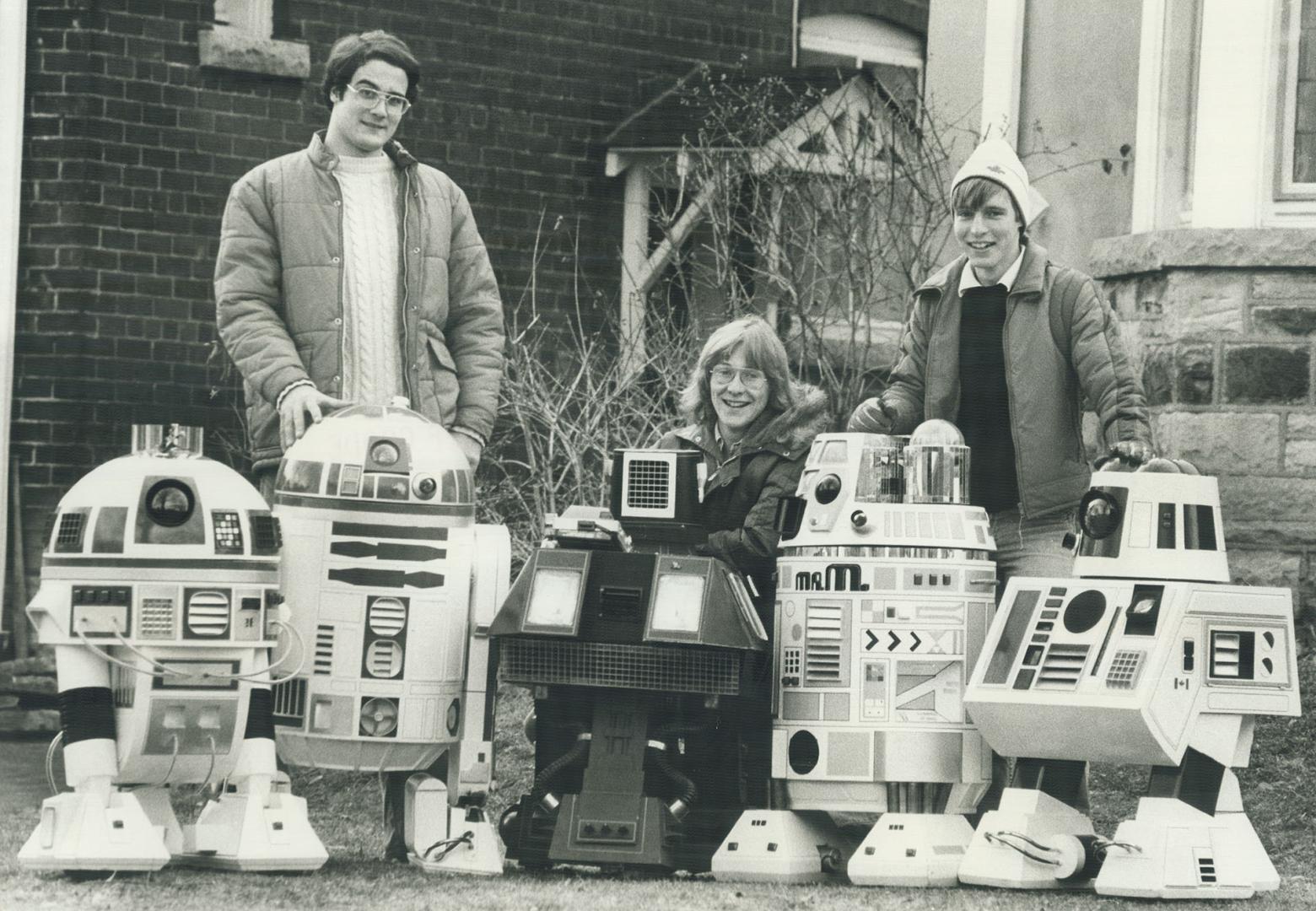 For entrepreneurs Brian Matthews (left), brothers Sim and Matthew Brigden, the birth of Robo Labs Inc