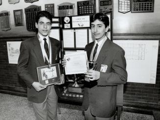 Marcus Bartolini (left), Ahmad Khalil