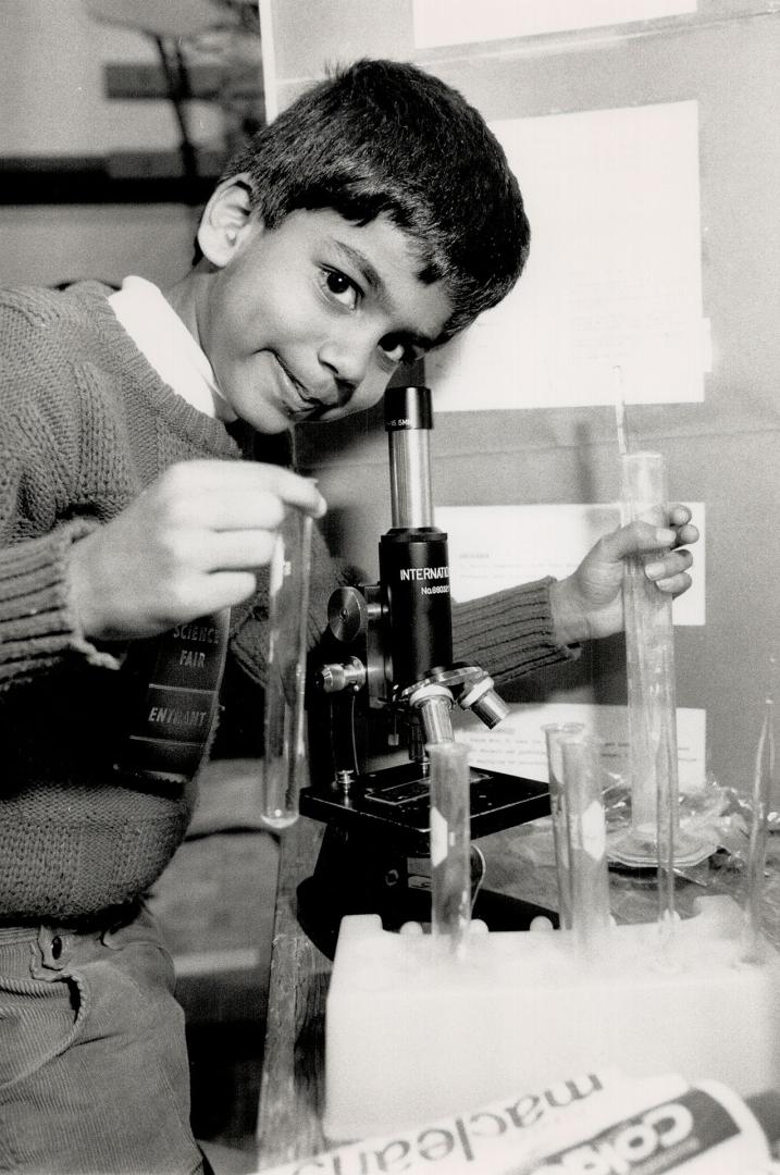 Getting his teeth into science