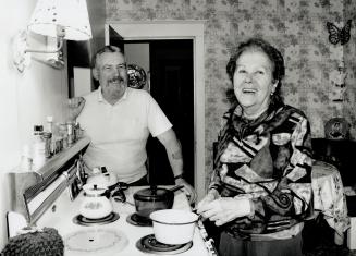 New friends: Rose Meredith and Ronald Hughes were matched in a mutually beneficial living arrangement through Sharing