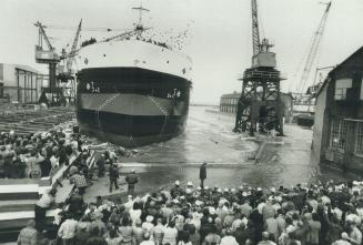 M.V. Paterson launching at Collingwood
