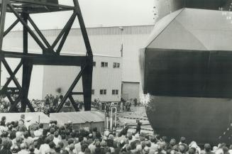 M.V. Paterson launching at Collingwood