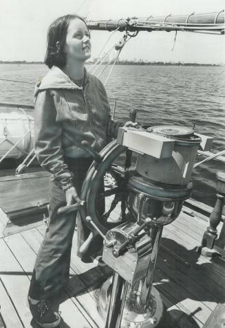 Captain Pamela Leach? The title didn't matter to the 15-year-old, mastering the art of smooth steering did