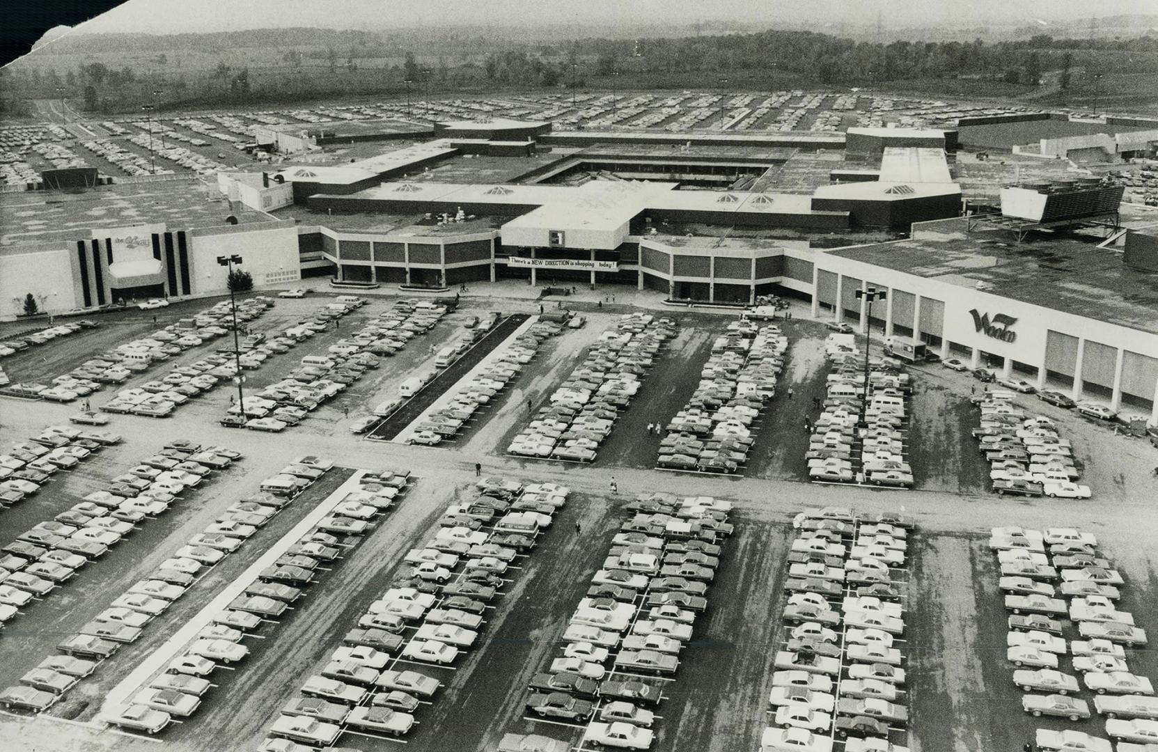 All 6,300 Parking Spaces were filled most of yesterday as Square One, called the largest enclosed shopping mall in Canada, was officially opened. Twen(...)