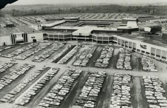 All 6,300 Parking Spaces were filled most of yesterday as Square One, called the largest enclosed shopping mall in Canada, was officially opened. Twen(...)