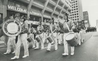 Largest convention ever in Toronto was the Shriners', above, last year