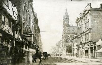 King Street West, looking west from east of Bay St
