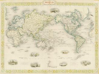 World on Mercator's projection