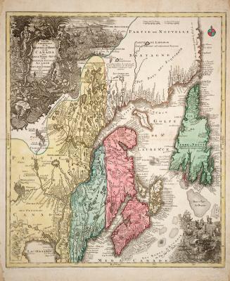 Partie orientale de la Nouvelle France ou du Canada 