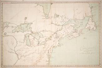Carte générale du Canada ou de la Nouvelle France, 1753