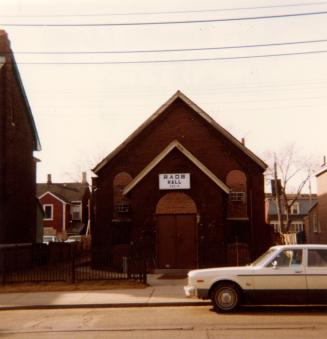 R.A.O.B. Hall - south of Dundas - west side of Broadview June 23, 1983