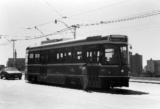 Toronto Transit Commission Streetcar on Broadview Avenue