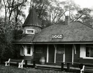 Don Station, Todmorden Mills Historical Site, Restored as Centennial Project, 1967, 67 Pottery Rd, West off Broadview