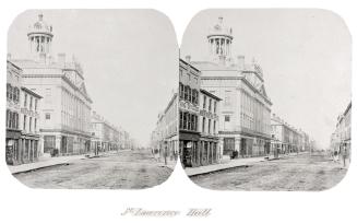 King Street East, looking west from east of Jarvis Streets, Toronto, Ontario