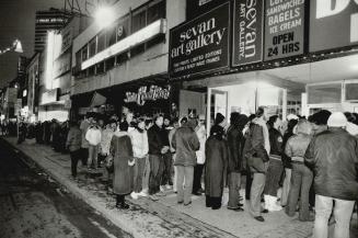 Bargain hunters galore