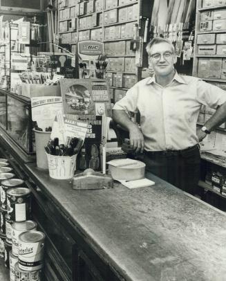 Hardware is a tradition with Ralph Schultz, who runs Staples Hardware Store, 842 Yonge St