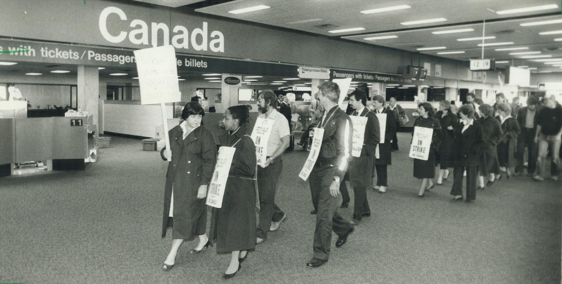 Airport protest