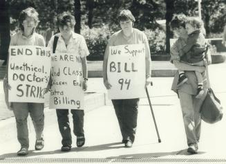 Strikes - Canada - Ontario - Doctors 1986