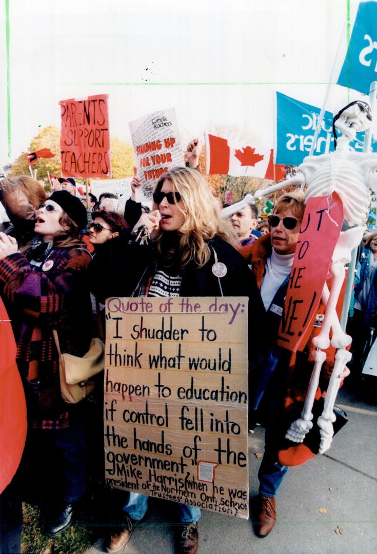 Strikes - Canada - Ontario - Teachers October 27 1997 - November 9 1997