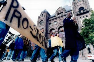 Students Protest Bill 160 during strike