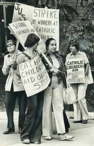 Catholic children's aid, where this three-month strike last summer bred much bitterness, was the first group to test the Ontario labor minstry's progr(...)