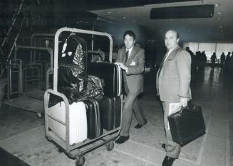 Hotel official is bellhop