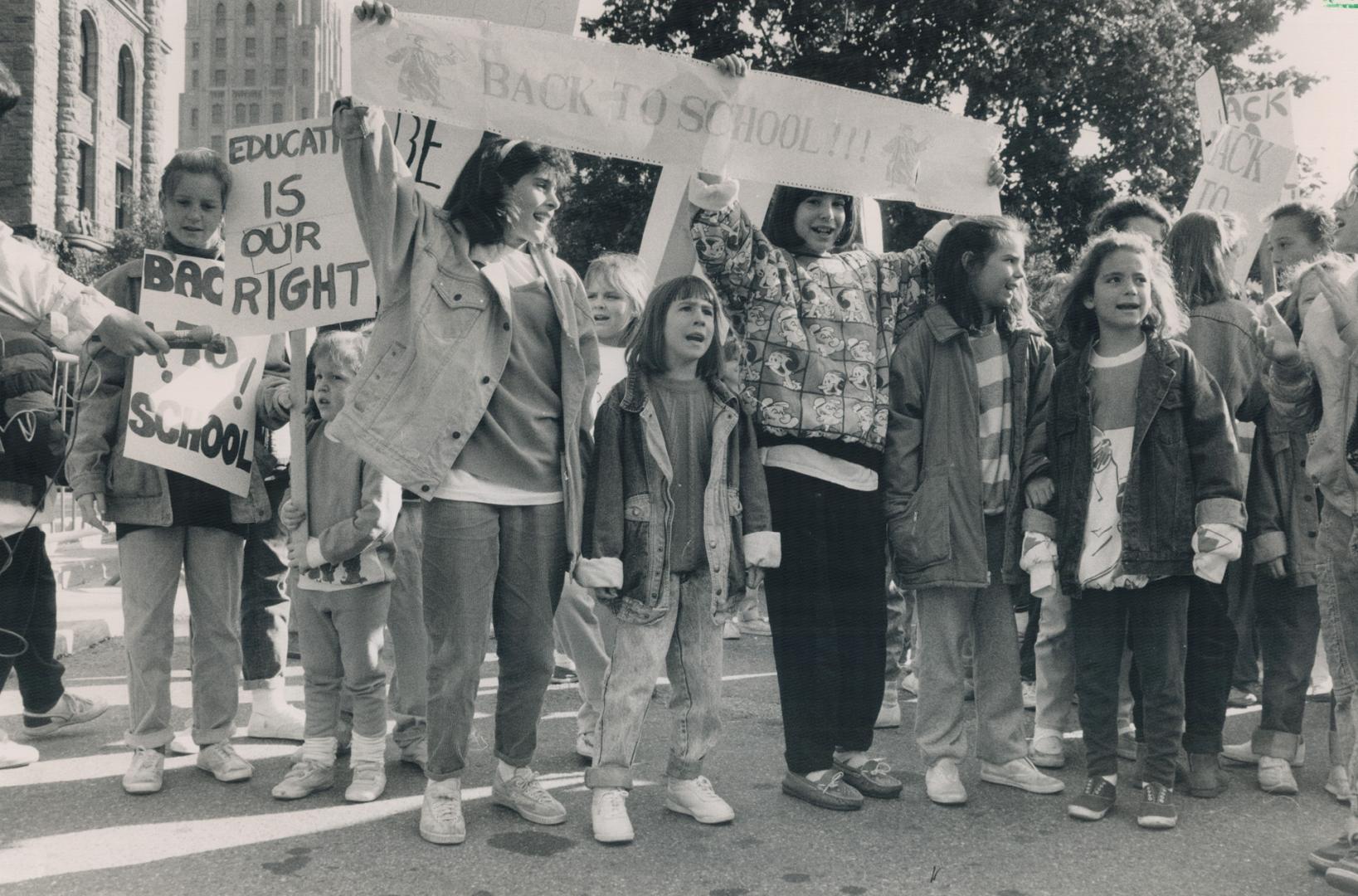 Students protest
