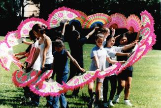 Korean fan dance Jesse Ketchum Public School