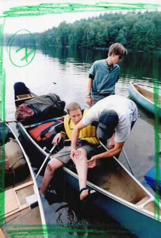 Camp Awakening Ian & Counsellors John Lindsay (Front) & Hugh Sturgess '95