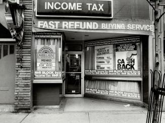 At your service: Tax preparation services complete returns for millions of confused Canadians each year