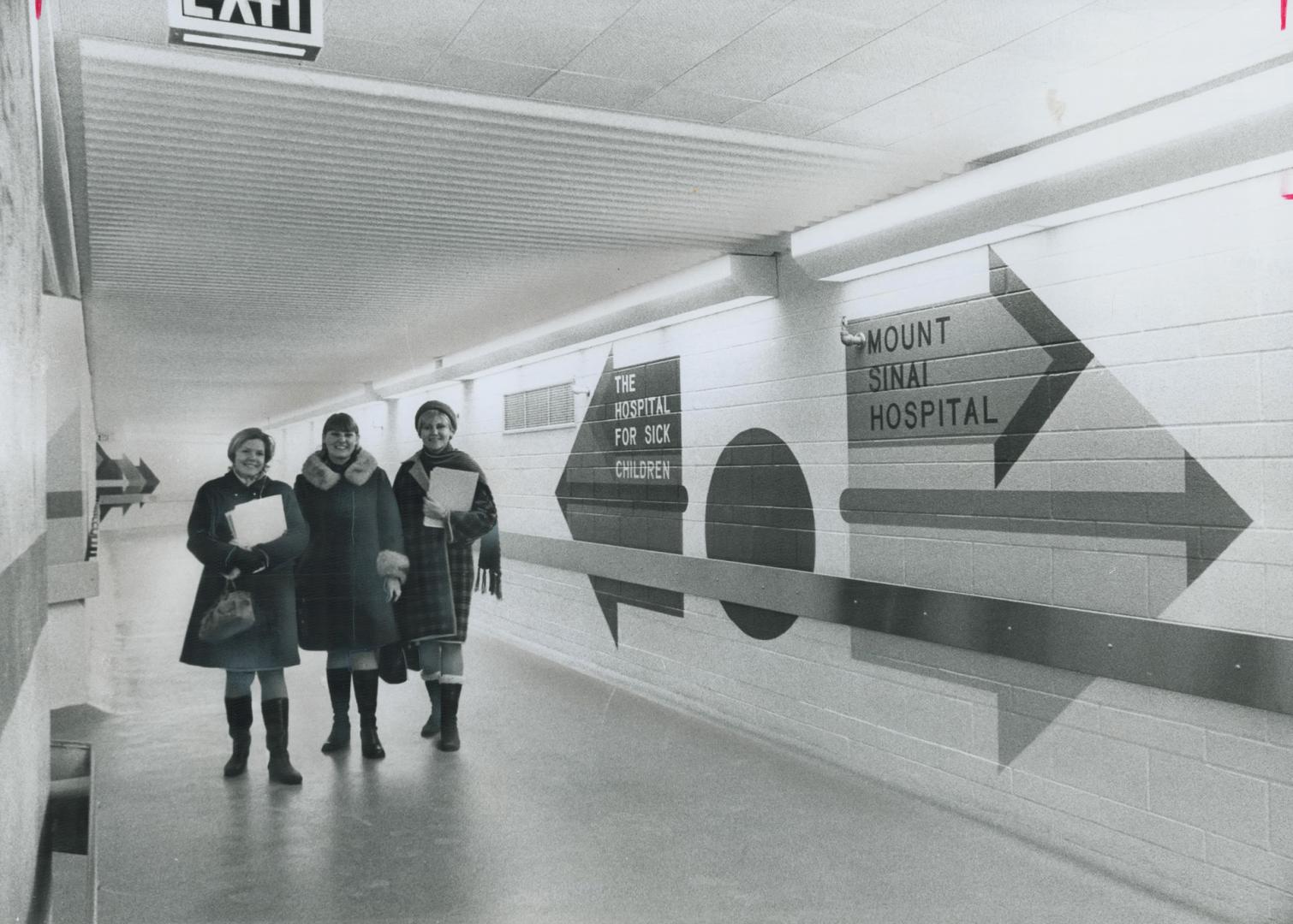 Going Underground in a tunnel under University Ave
