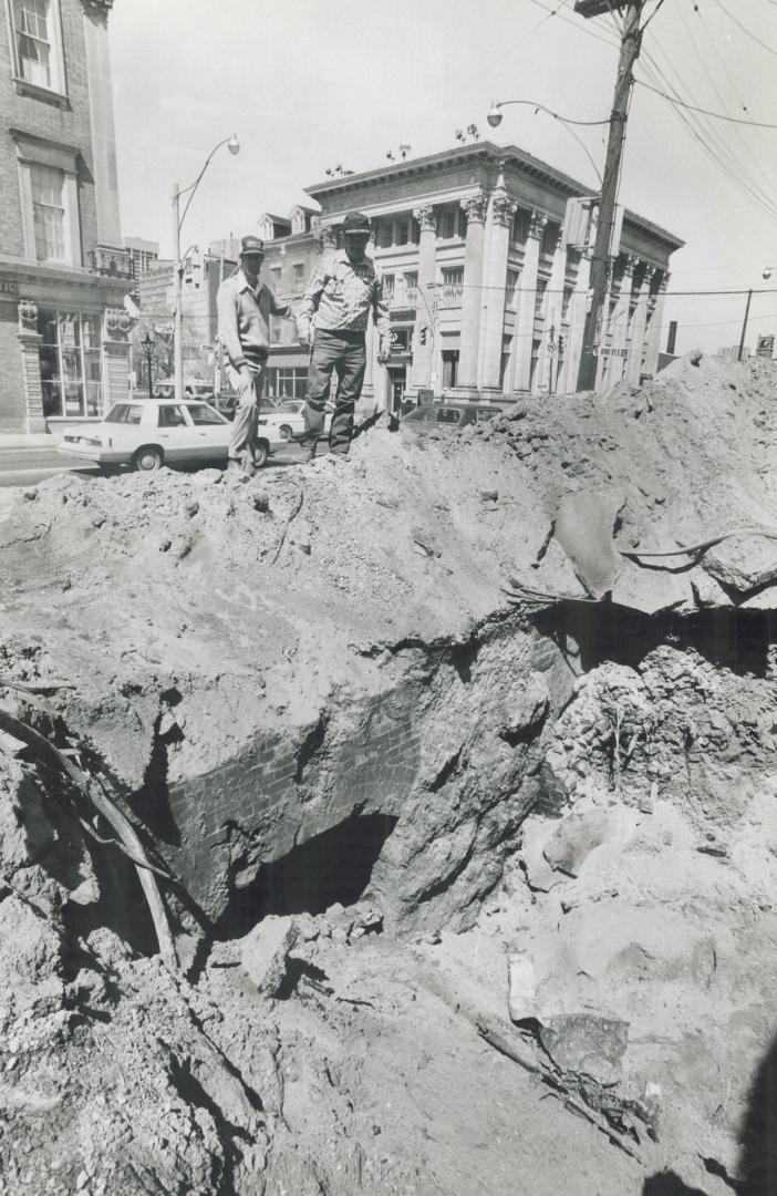 Revealed? Reader's memories of early Toronto offer an intriguing theory about origin of hidden tunnels, discovered when workers were digging out gasoline tanks at King and Jarvis Sts
