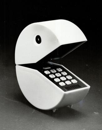 More than a toy: This telephone designed to look like Pac-Man not only works but features one-button dialing