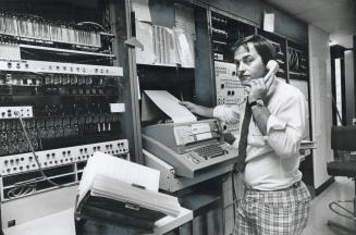 It's the SP-1 being checked at Bell Canada, Toronto, by foreman Randy Brushey