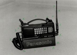 Versatile: Panasonic TP500 doubles as an in-car or a transportable phone