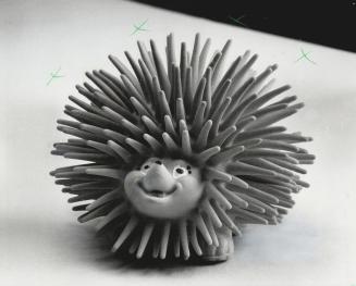 This porcupine has tickling rubbery quills guaranteed to keep the crib set gurgling