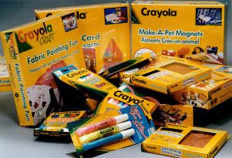 Fun in a box: The Crayola line of crayons, markers, art and craft materials have been outstanding toys for generations, the Toy Testing Council says