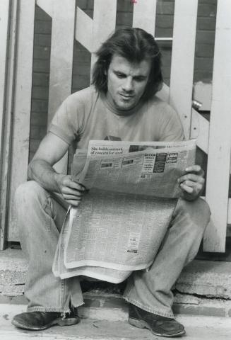 Better prospects: There's more work to be had these days than back in the early 1980s when this young man, unemployed and unskilled, scanned the classified advertisements